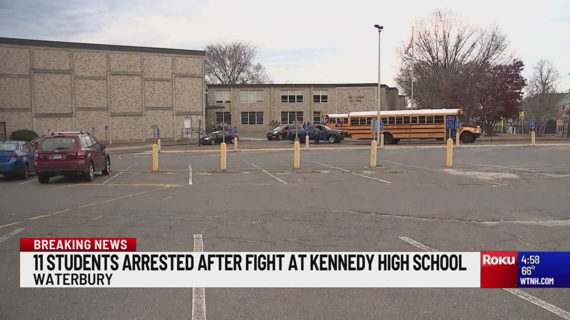 11 students arrested after fight at Waterbury high school – WTNH.com