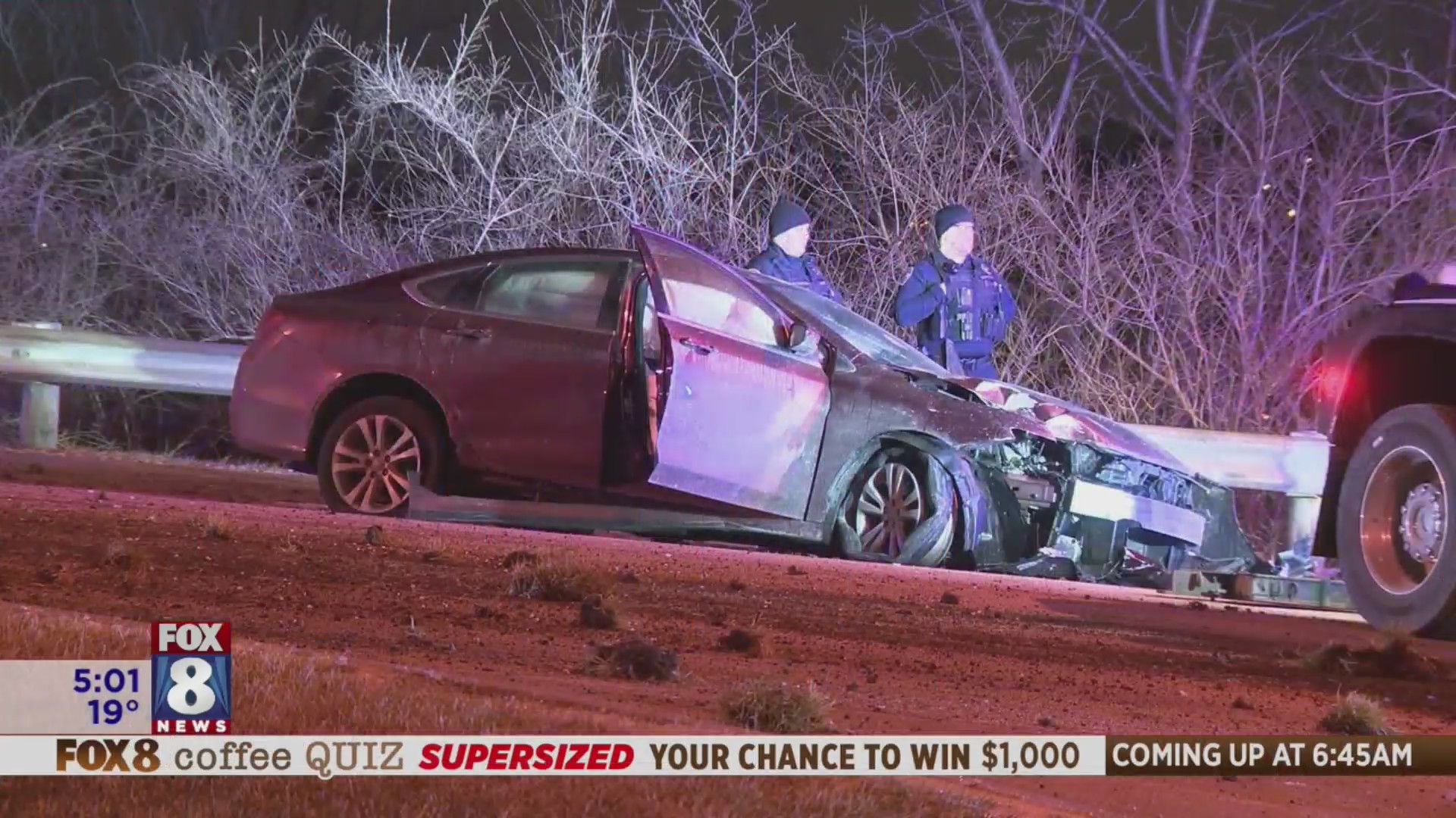 Driver of crashed car taken into custody overnight – Fox 8 Cleveland WJW