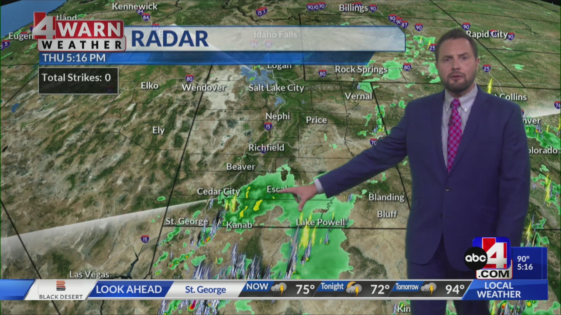 Monsoon moisture surges northward at end of workweek – ABC4 Utah