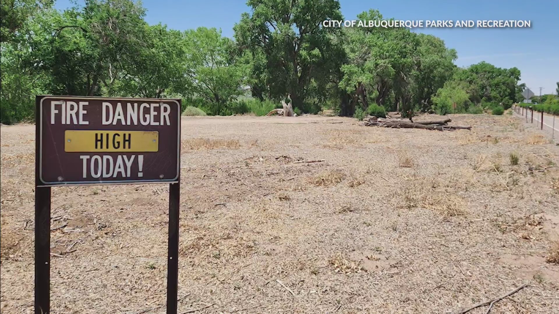 Albuquerque residents warned of high fire danger in the Bosque over ...