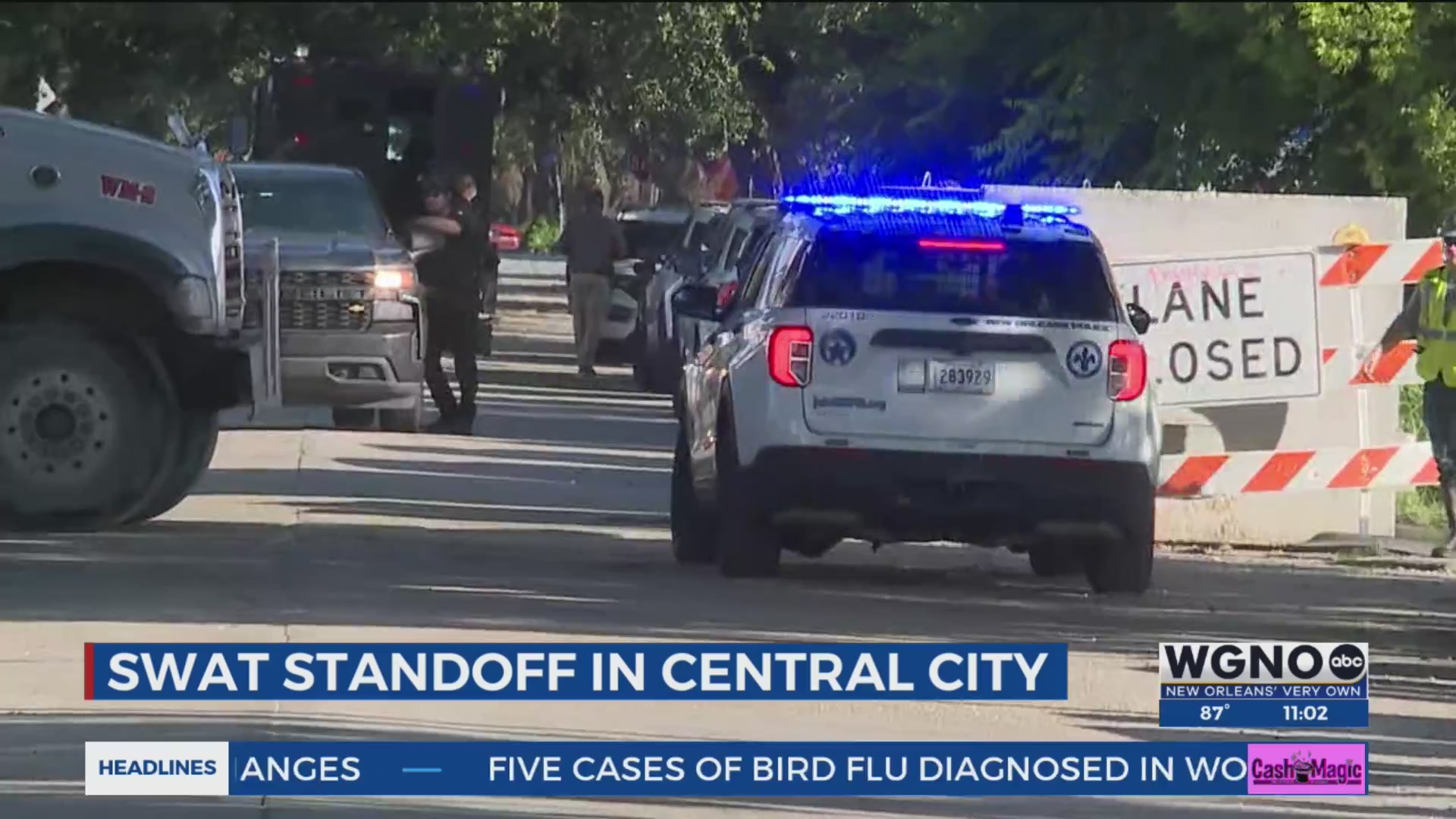 New Orleans police on scene of Central City SWAT Roll – WGNO