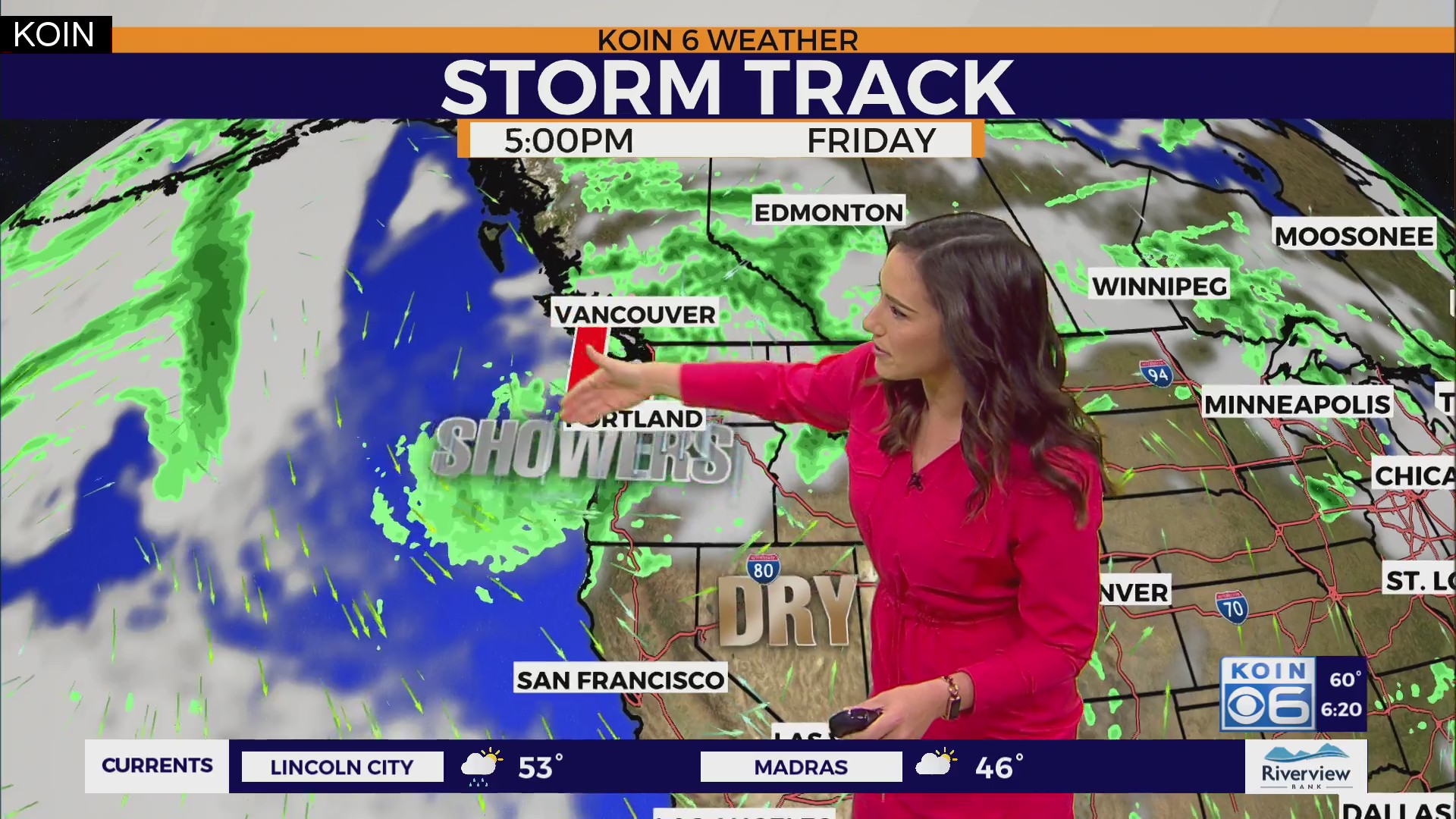 Weather forecast: Tracking a rainy weekend ahead in Portland – KOIN.com