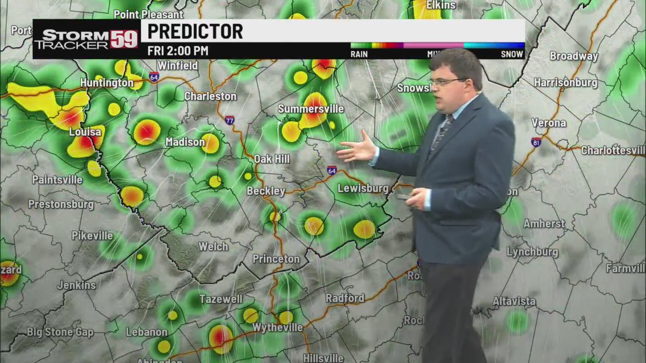 Hit or miss storms this evening; scattered showers and storms for ...