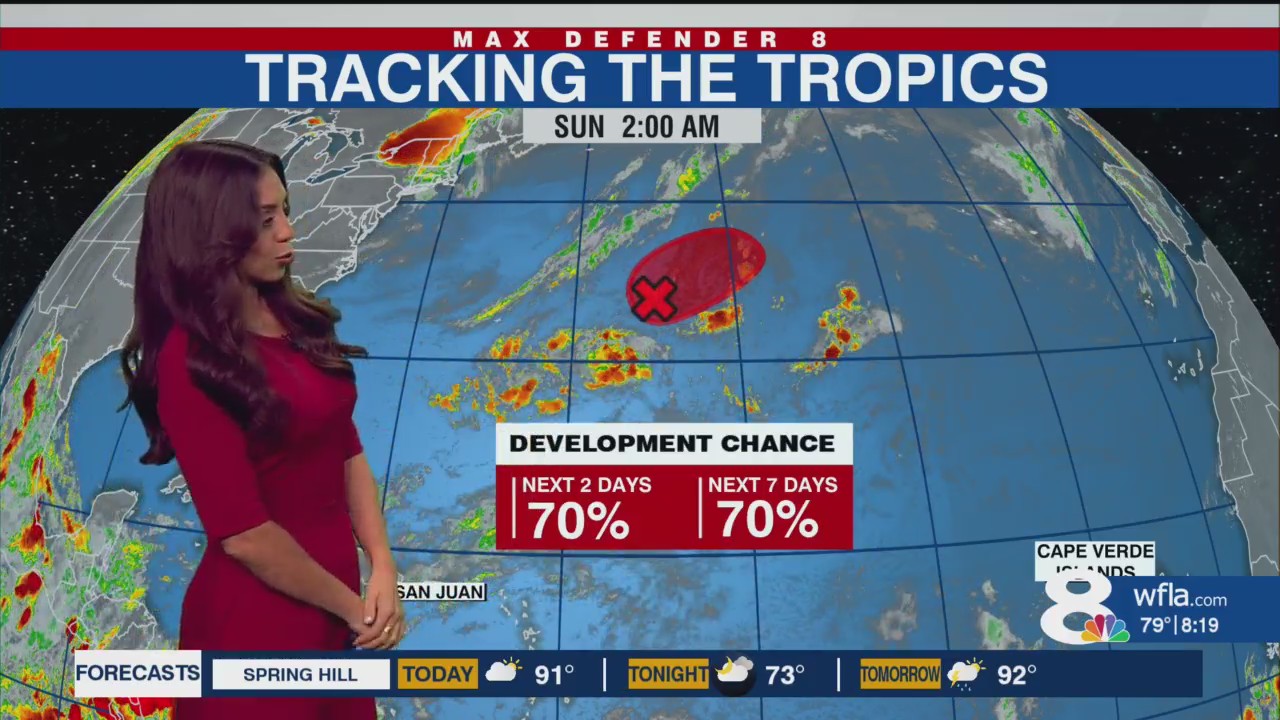 Tropical depression could form in Atlantic on Monday, NHC says – WFLA