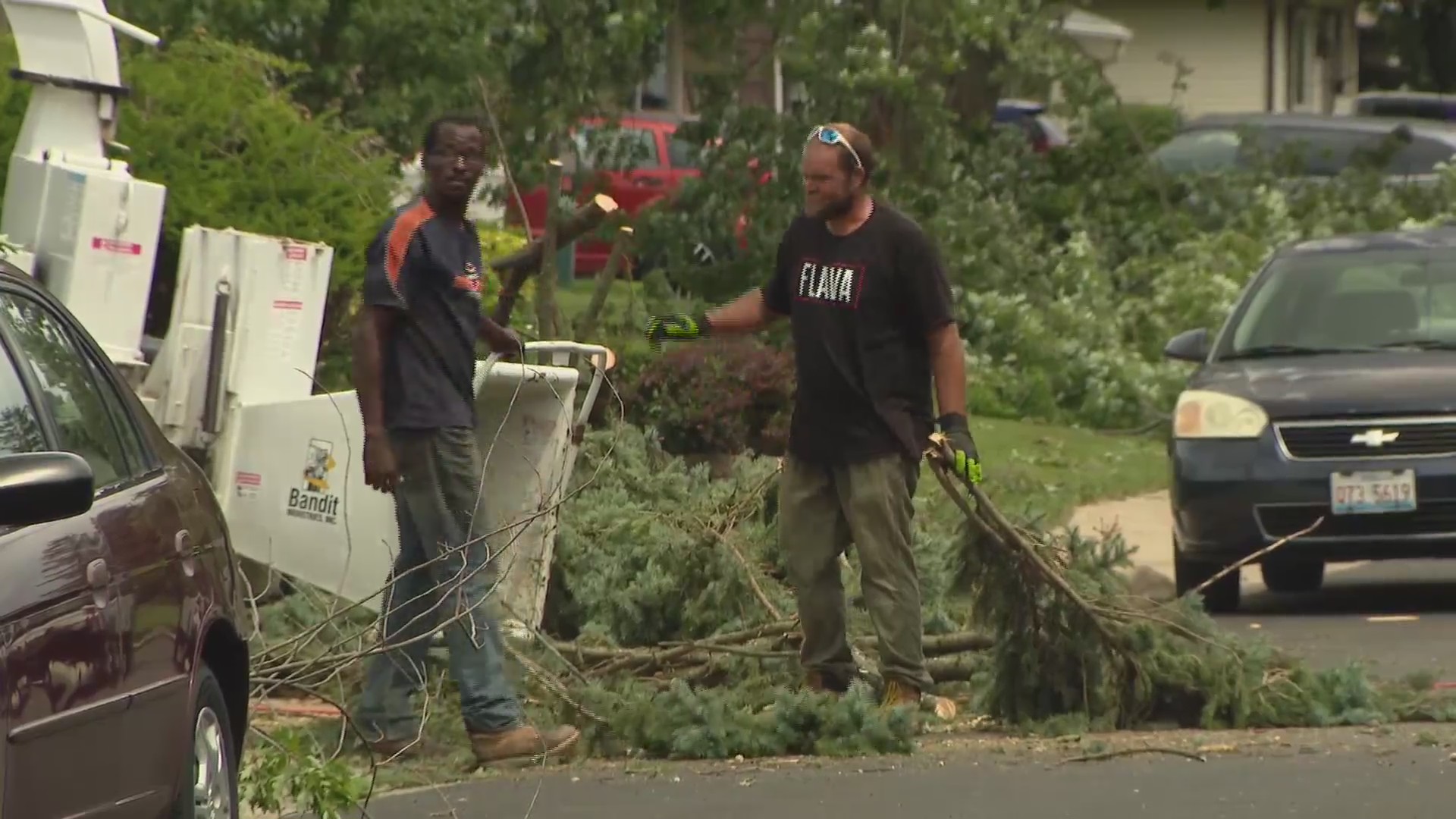 South Suburban residents picking up the pieces after destructive storms ...