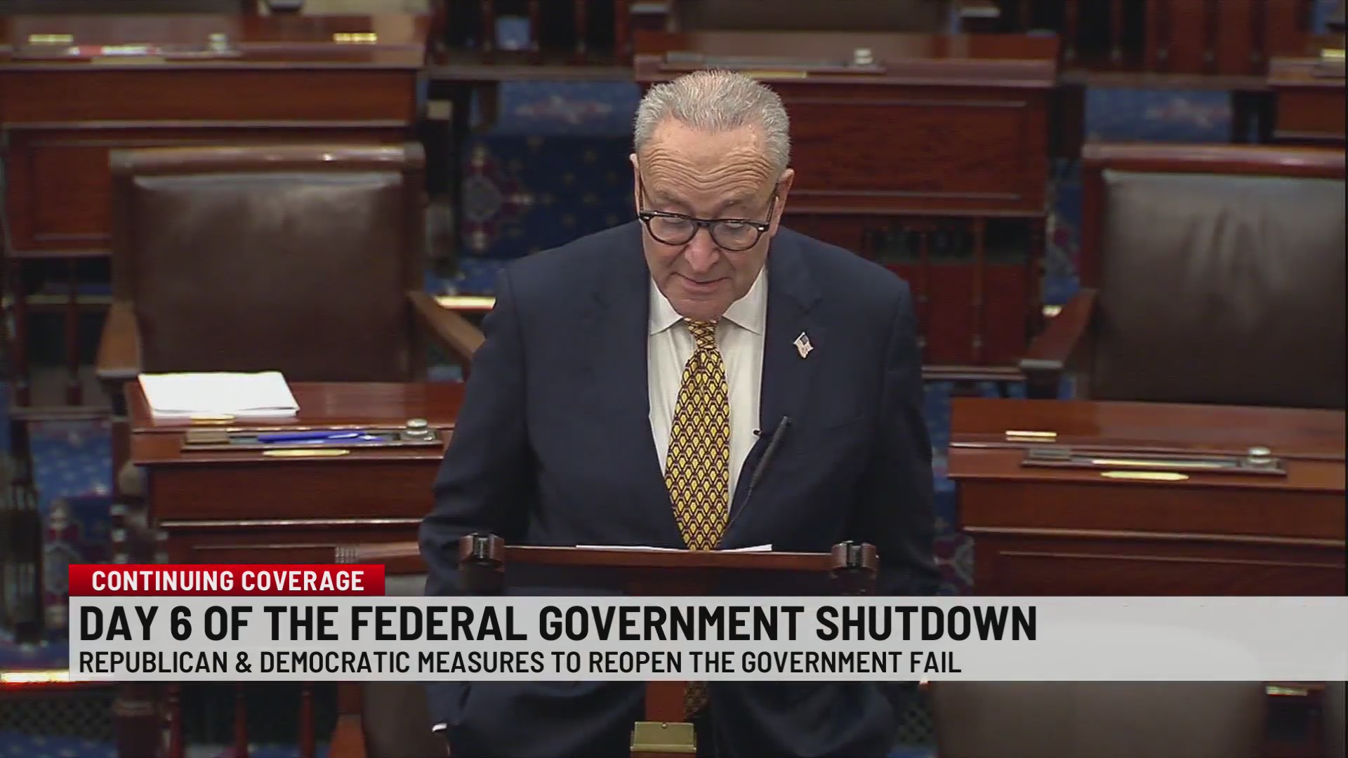 Federal government shutdown to enter 7th day – WSPA 7NEWS