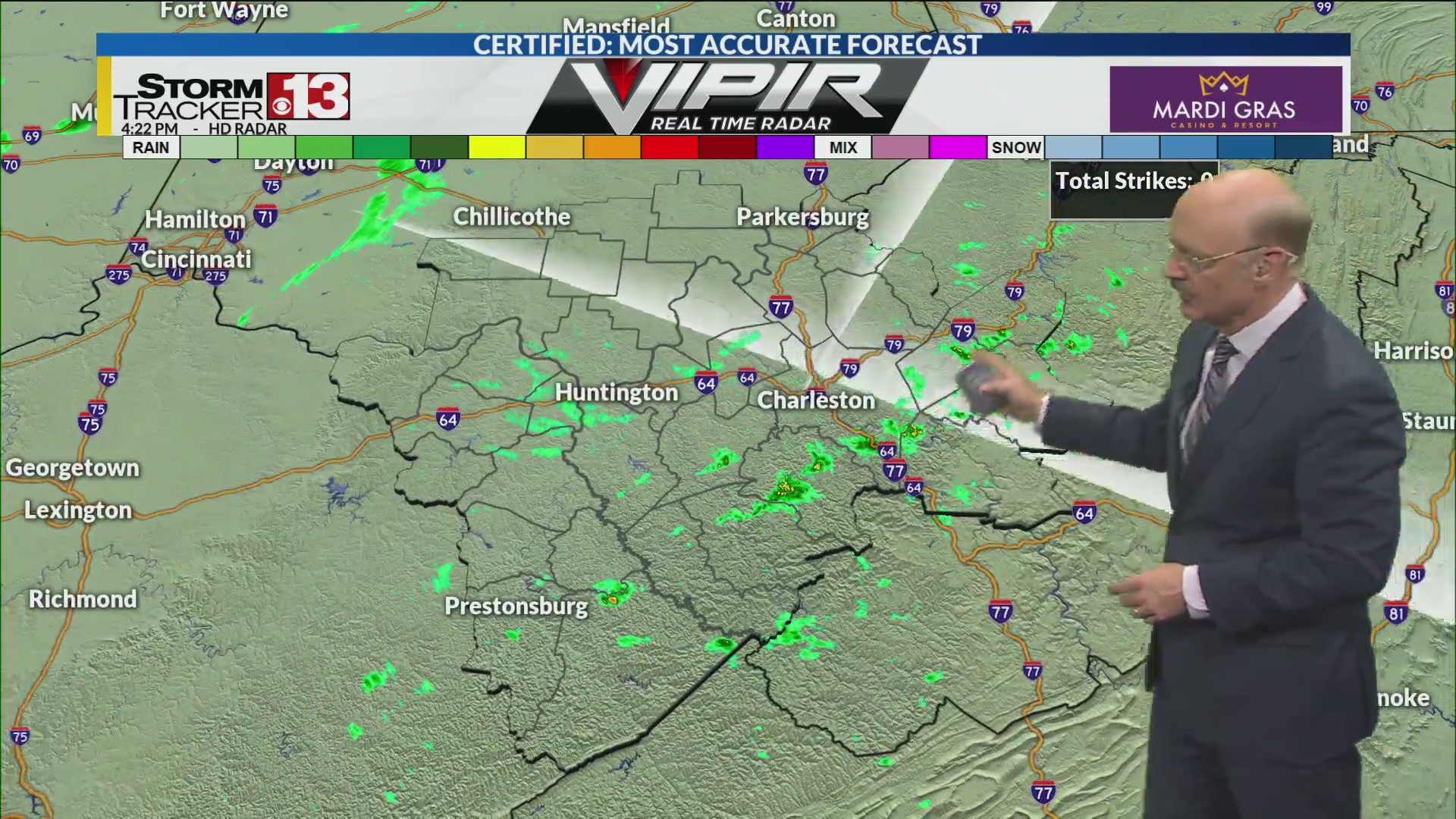 Showers ending and a cooler weekend – WOWK 13 News