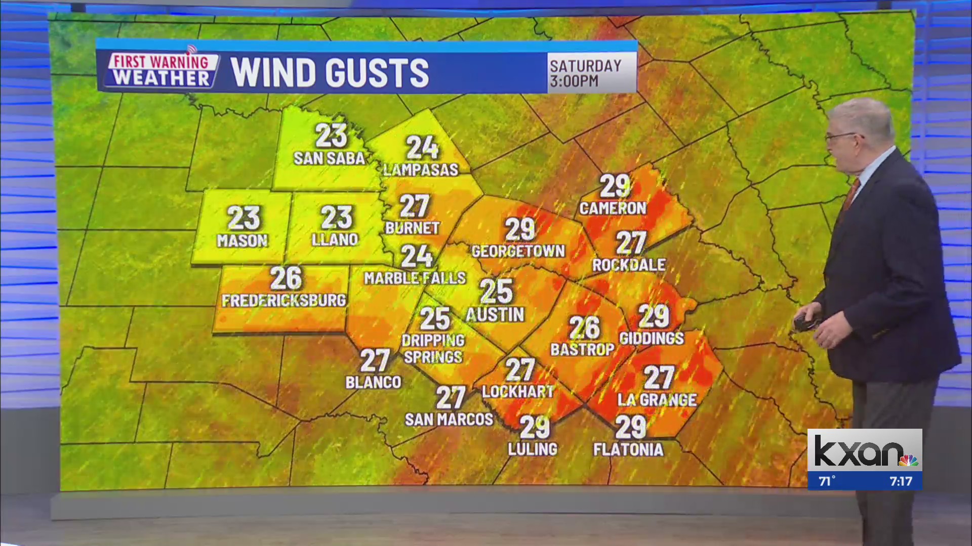 KXAN Saturday Morning First Warning Weather Forecast – KXAN Austin