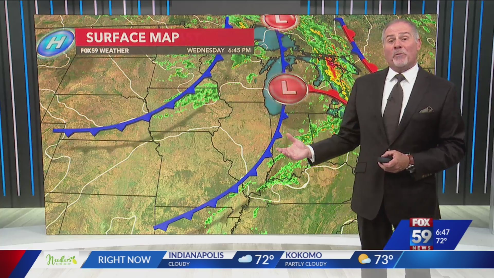 Tropical downpours end; Cooler and drier spell follow – Fox 59