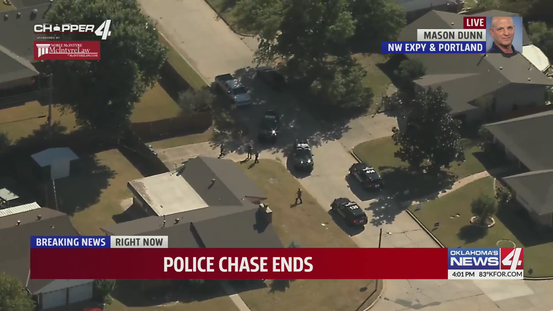 Police chase ends in NW OKC – KFOR.com Oklahoma City