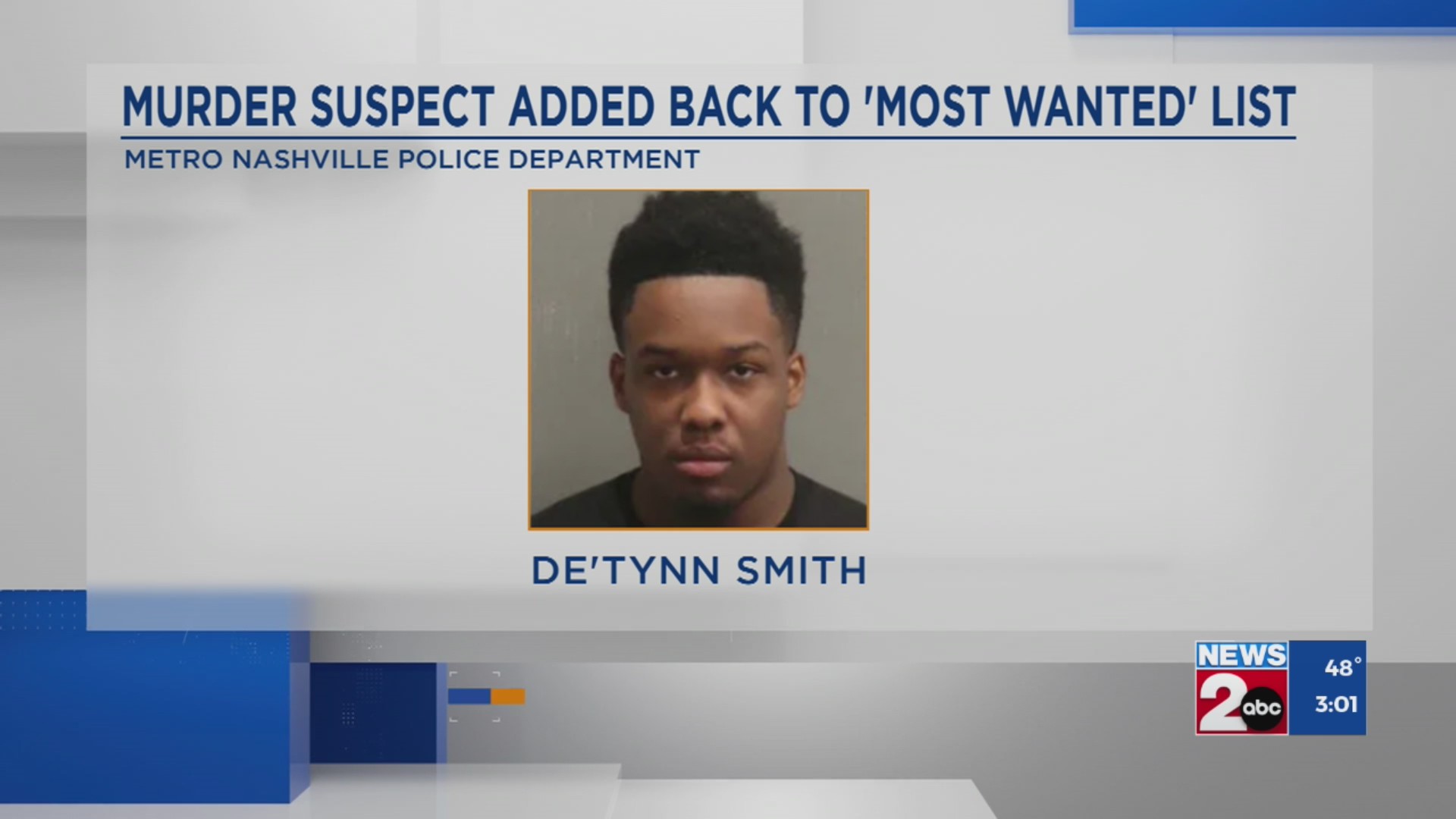 Man wanted for 1st degree murder added back to Metro Nashville’s ‘Most ...