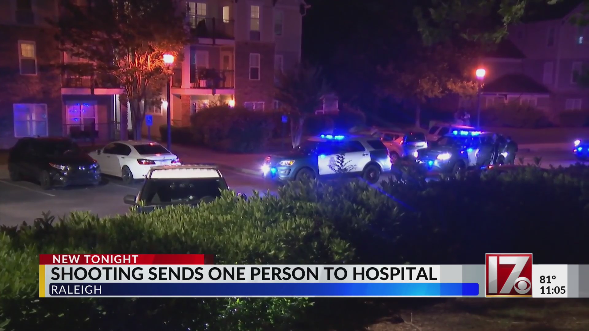 Raleigh shooting sends one person to the hospital – CBS17.com