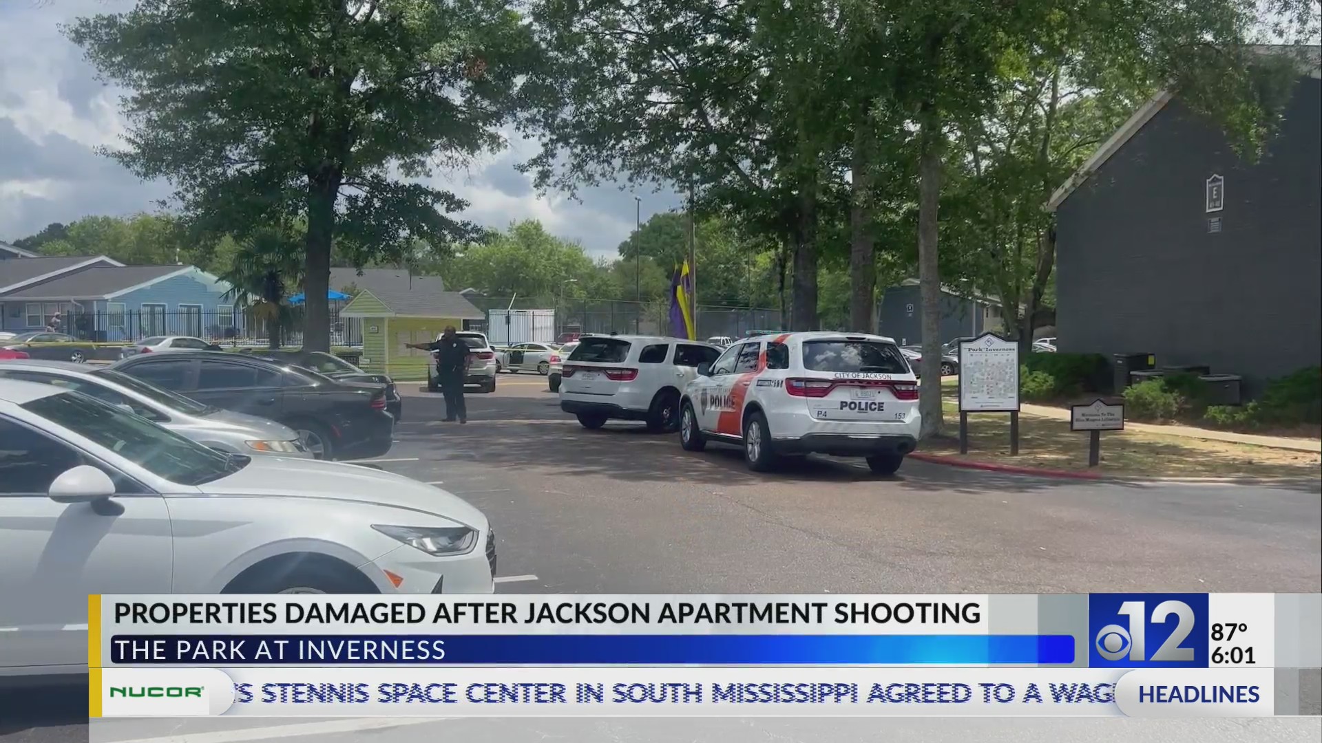 Shooting at Jackson apartment complex damages buildings, vehicles – WJTV