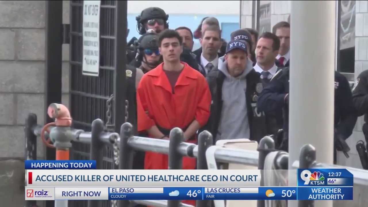 Accused killer of United Healthcare CEO in court – KTSM 9 News