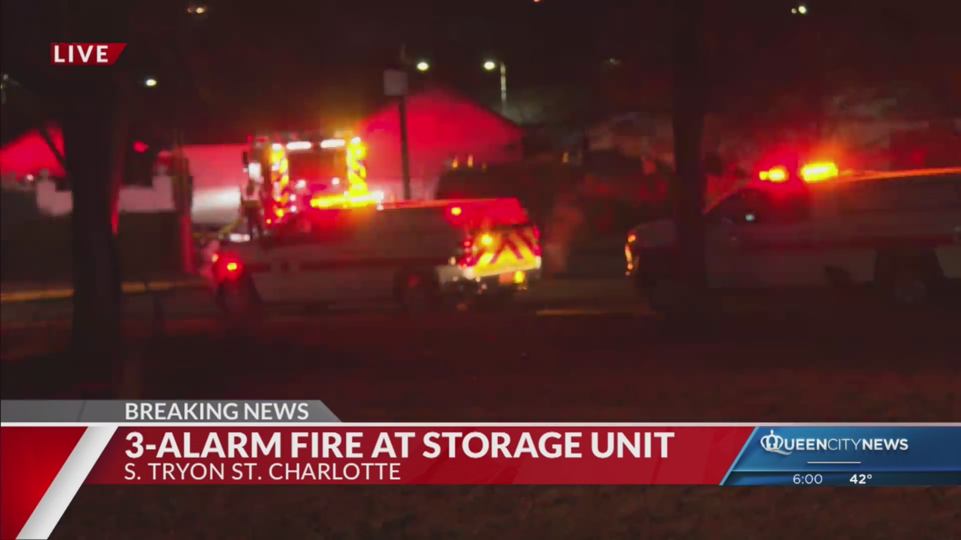 3-alarm fire breaks out at SW Charlotte storage facility – Queen City News