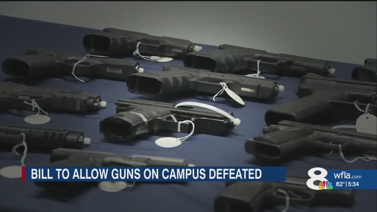 Senate Bill to allow Guns on Campus is Shot down – WFLA