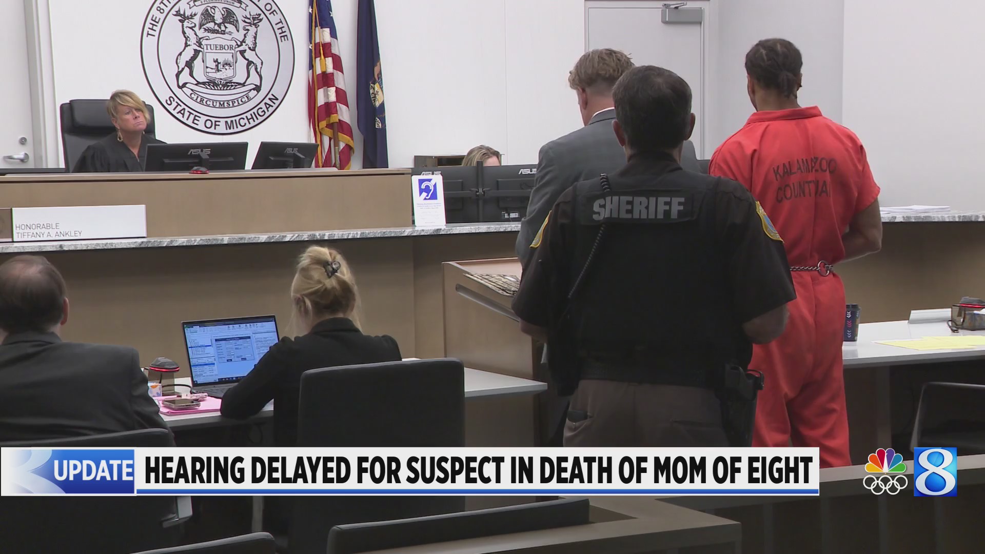 Hearing delayed for suspect in death of mom of 8 – WOODTV.com
