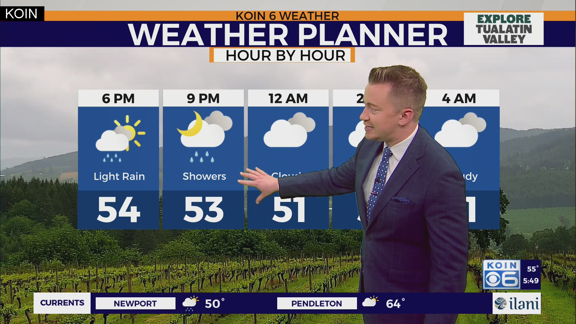 Rain fades Friday as a soggy weekend takes shape – KOIN.com