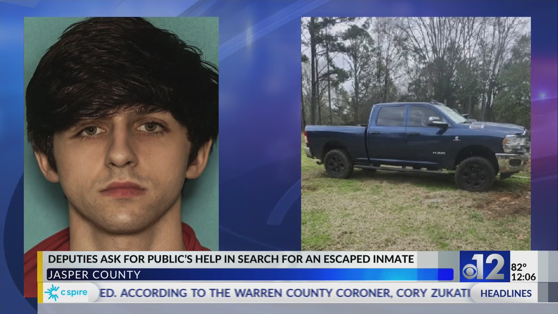 Inmate escapes from Jasper County Jail – WJTV
