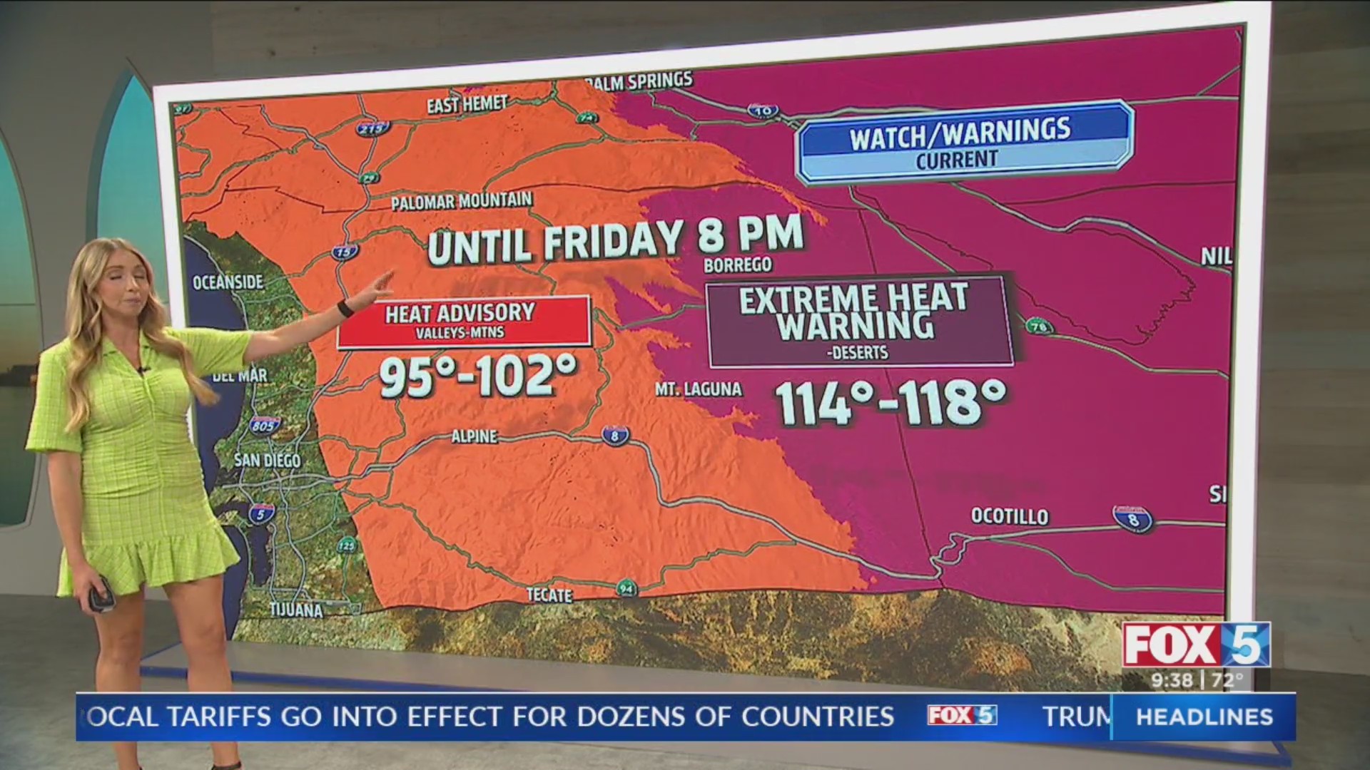 Heat advisory continues for San Diego County – FOX 5 San Diego & KUSI News