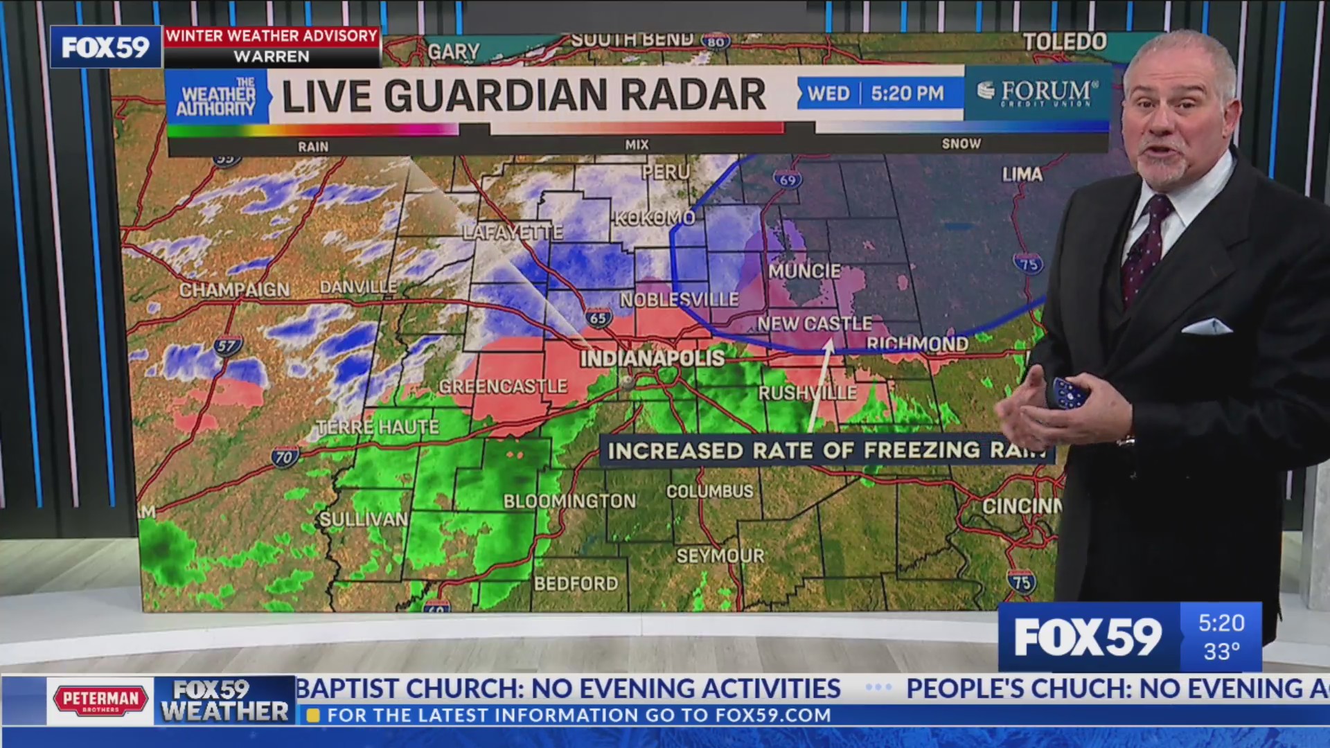 Wintry mix arrives Wednesday evening; Winter Weather Advisory in effect ...