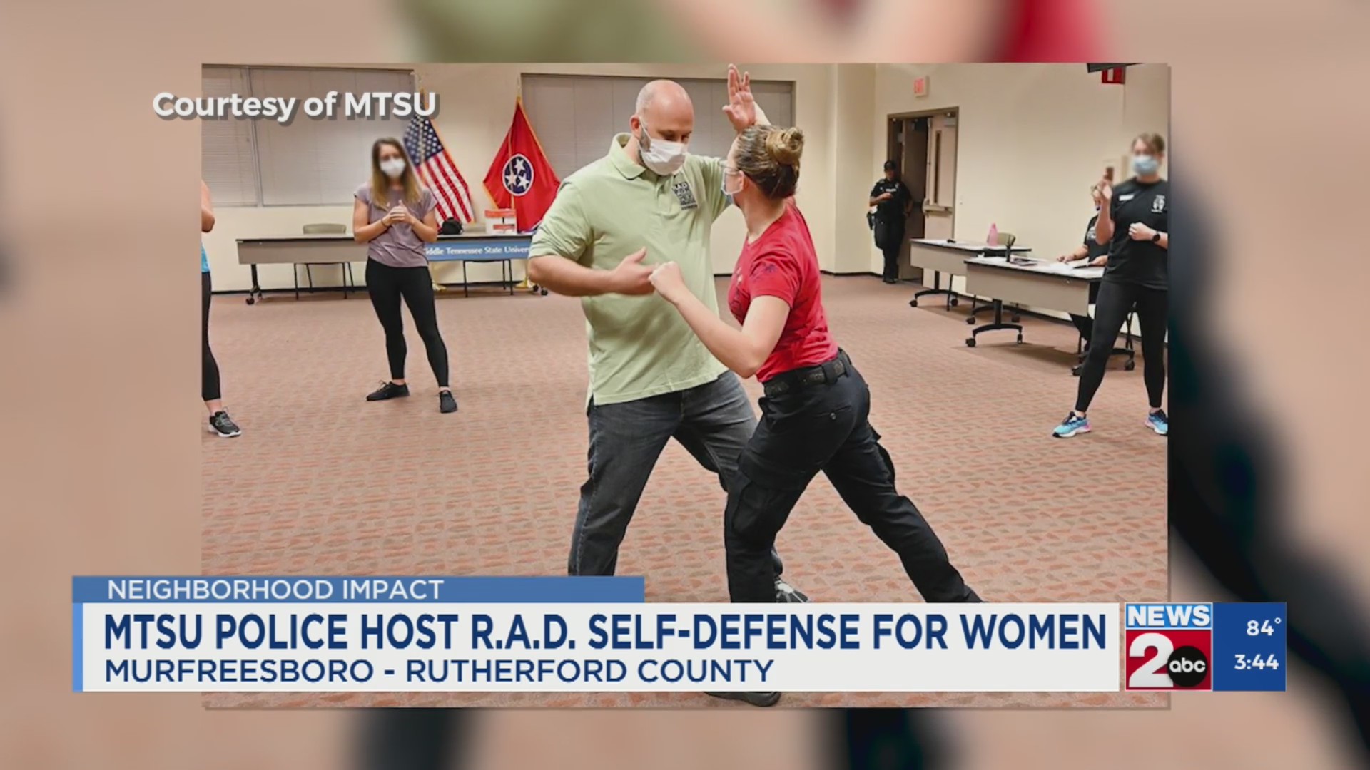 MTSU police host R.A.D. self-defense for women – WKRN News 2