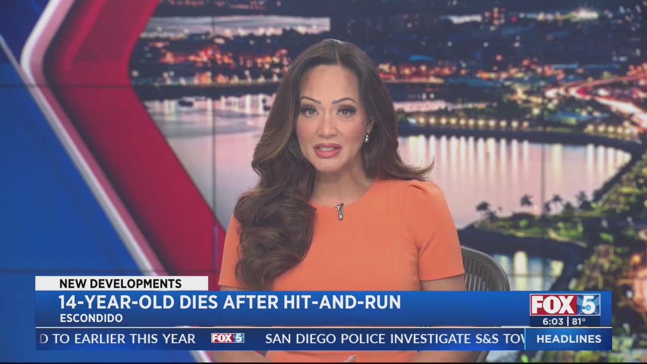 Teen dies after hit-and-run in North County – FOX 5 San Diego & KUSI News