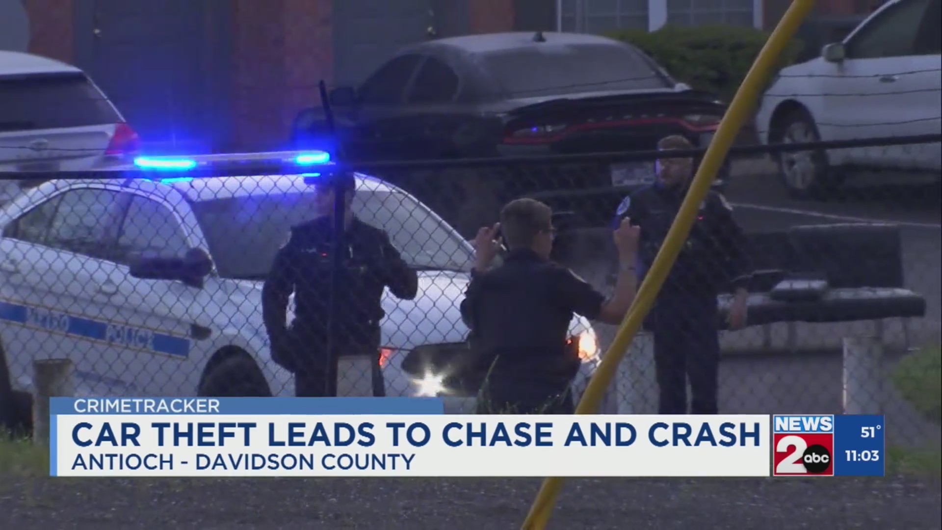 3 in custody after high-speed pursuit of stolen vehicle – WKRN News 2
