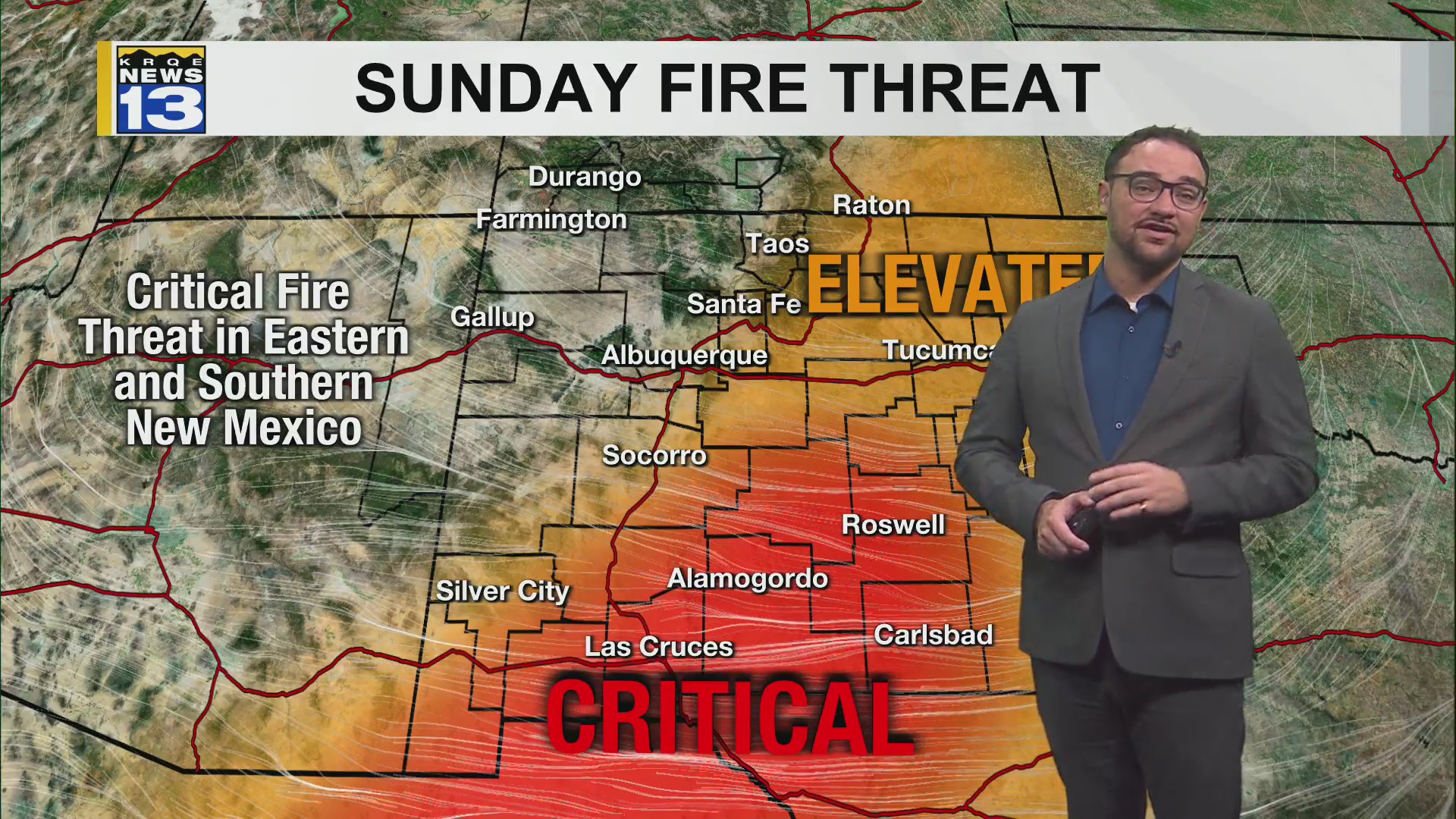 Strong winds, warm temperatures and fire threat to start the week ...