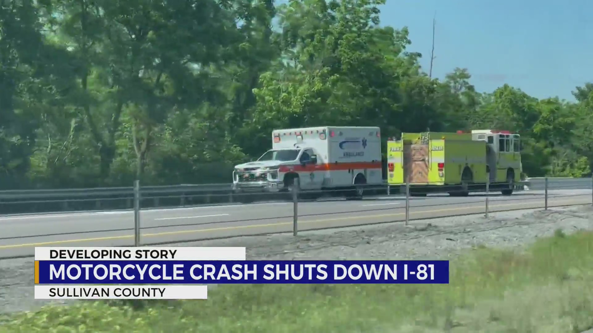 THP: One injured after motorcycle crash on I-81 – WJHL | Tri-Cities ...