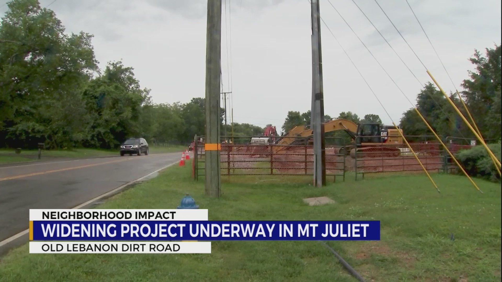Neighborhood Impact: Road widening project underway in Mt. Juliet ...