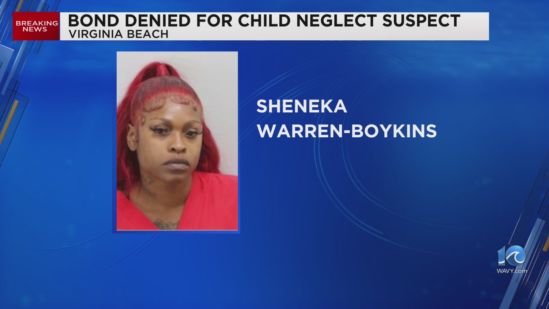 VBPD: Woman charged with child neglect after 7-year-old shot on Brush ...