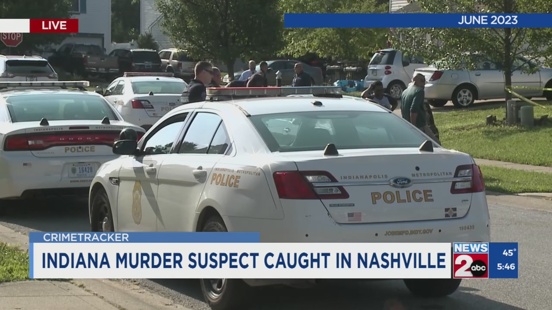 Indiana murder suspect caught in Nashville – WKRN News 2