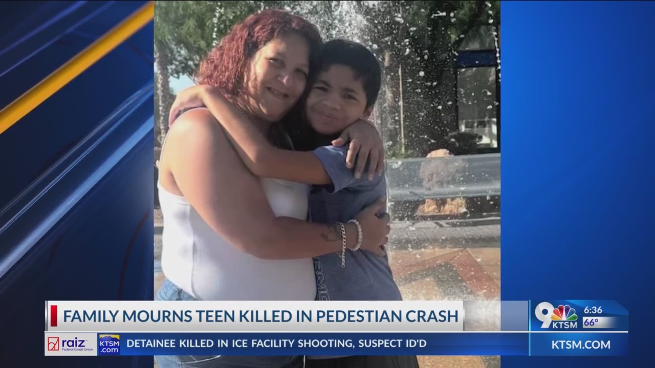 Family mourns teen killed in pedestrian crash – KTSM 9 News