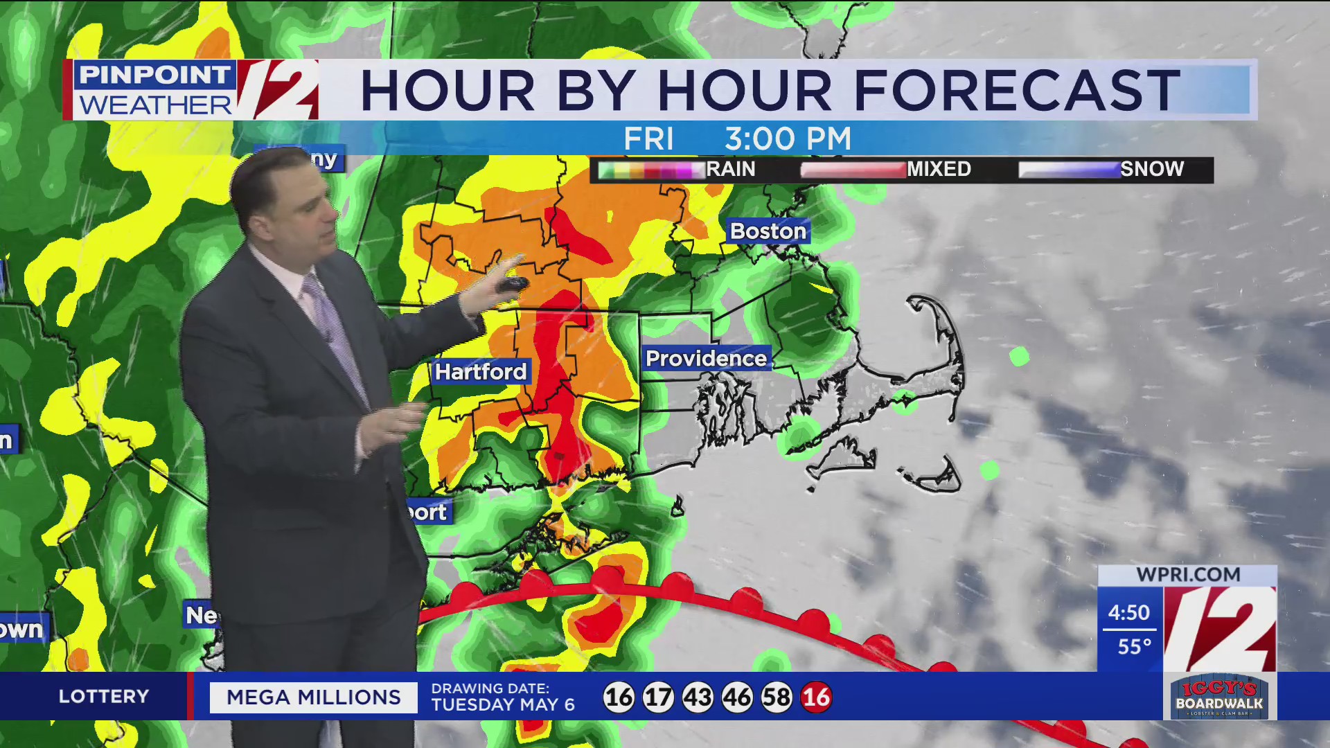 WPRI 12 Weather Forecast for 5/9/25: Rain develops today – WPRI.com