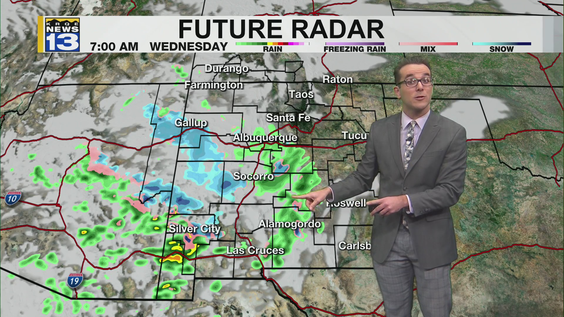 Very mild & windier before next New Mexico Storm – KRQE NEWS 13 ...