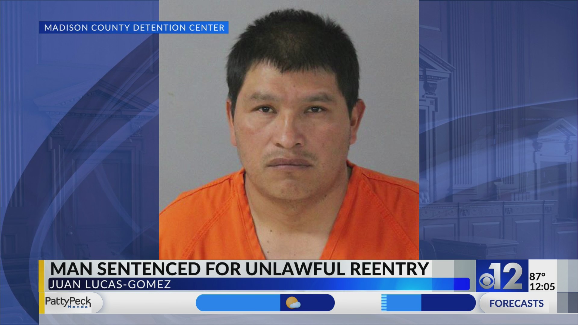 Man sentenced for illegal reentry into US – WJTV