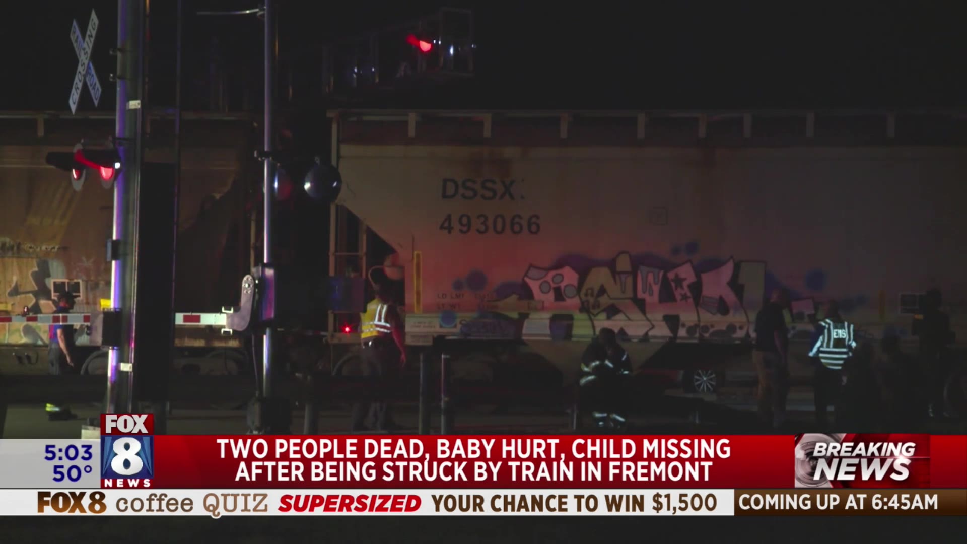 2 killed, 1 child missing after being struck by a train – Fox 8 ...