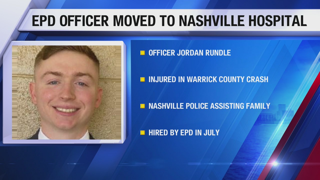 Jordan Rundle EPD officer moved to Nashville hospital – Eyewitness News (WEHT/WTVW)