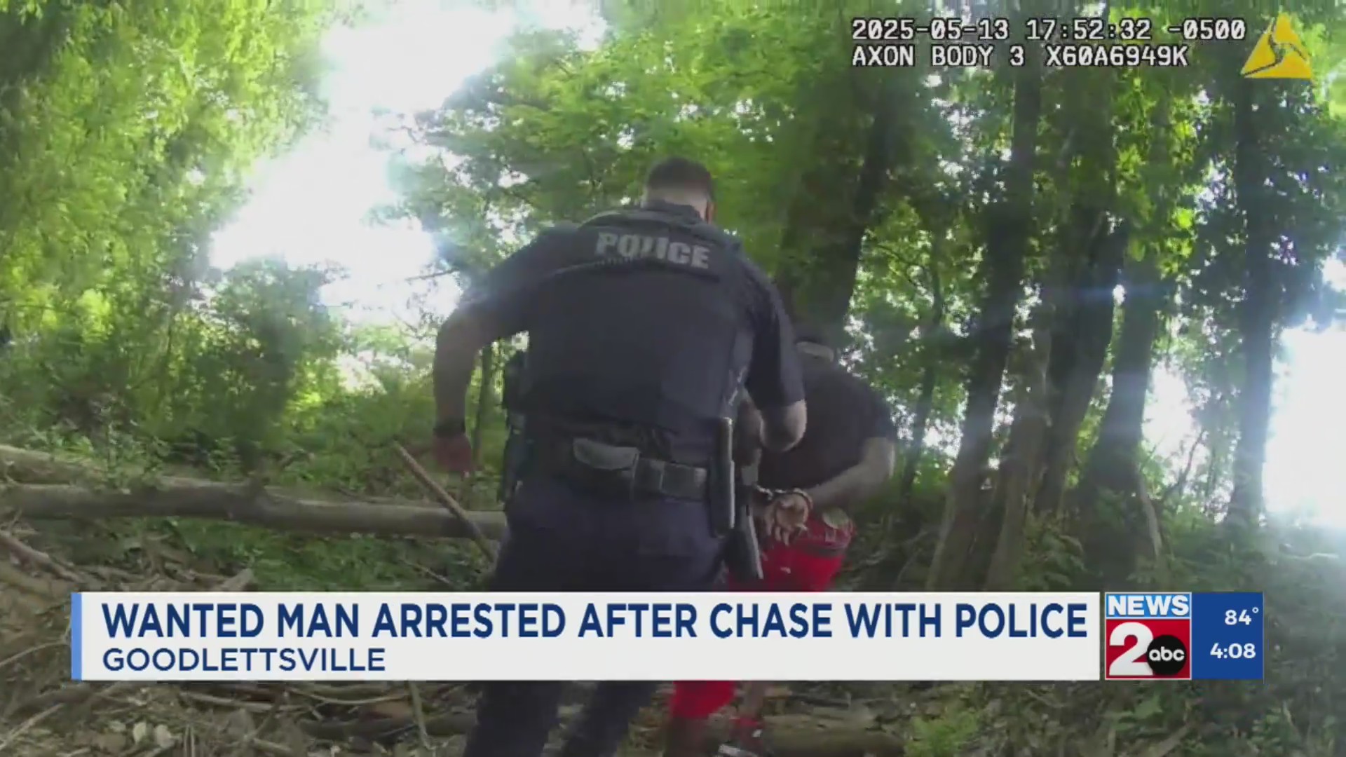 Wanted man arrested after Goodlettsville police chase – WKRN News 2