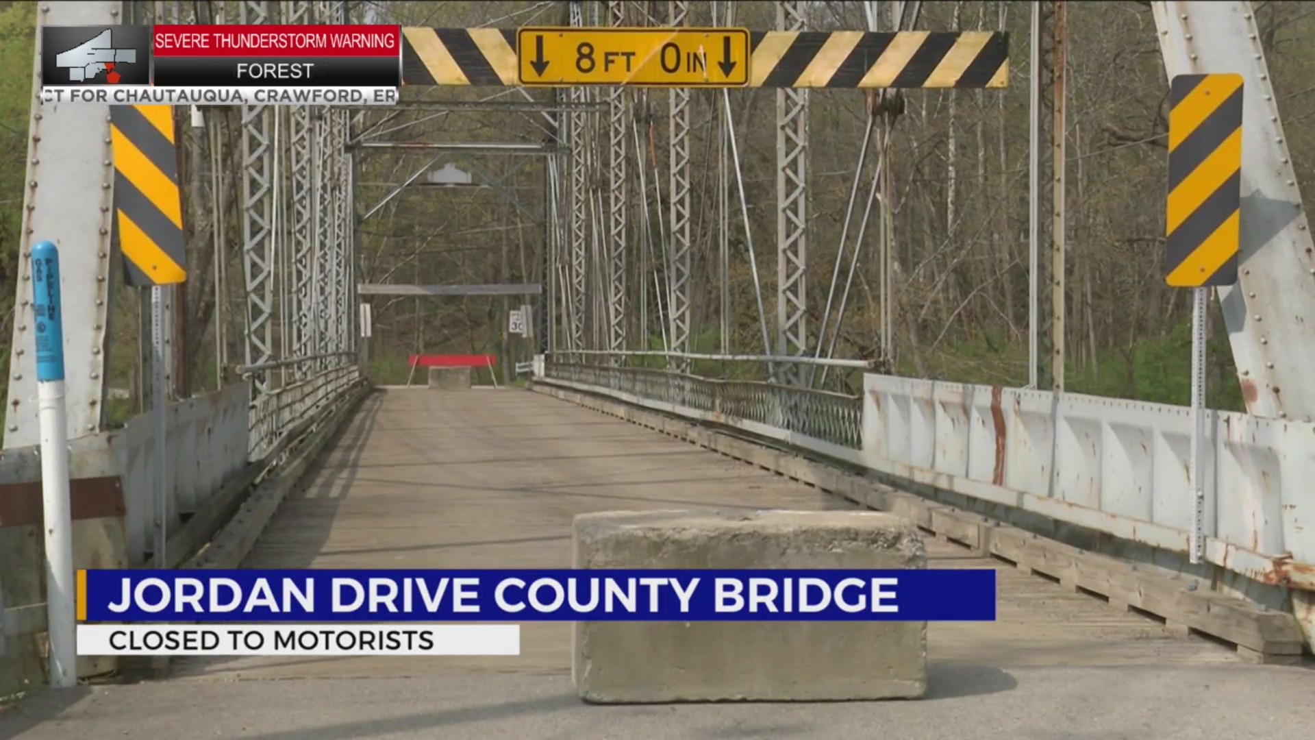 M19 Bridge Route 19 bridge in Saegertown closing due to overuse concerns – WJET ...