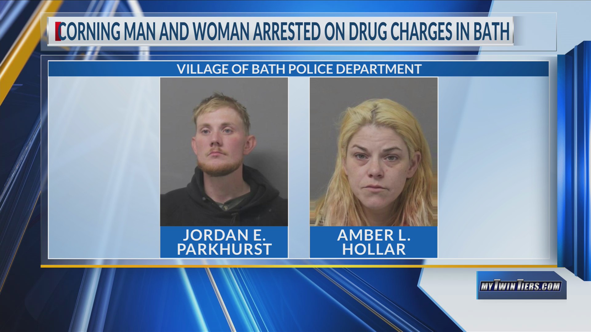 Corning man and woman arrested on drug charges in Bath – WETM ...