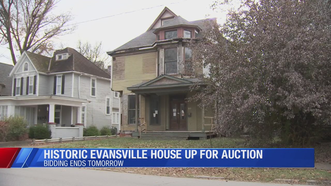 Historic Evansville house up for auction Eyewitness News (WEHT/WTVW)
