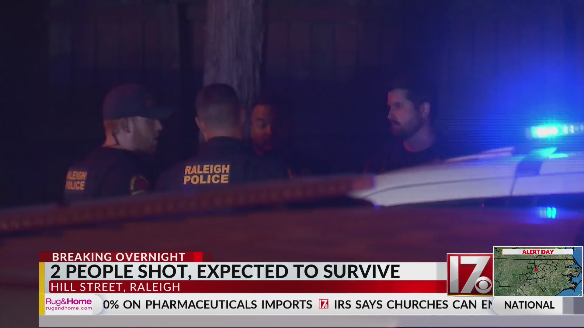 2 shot at Raleigh apartment complex on Hill Street: Police – CBS17.com