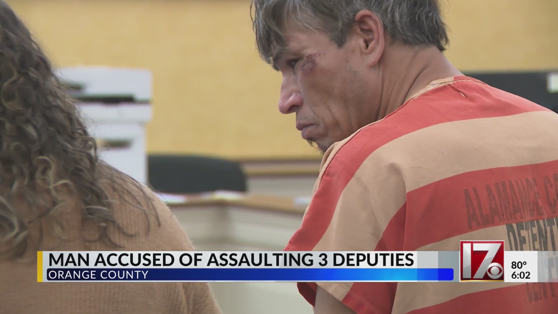 Man accused of assaulting three deputies in Orange County – CBS17.com
