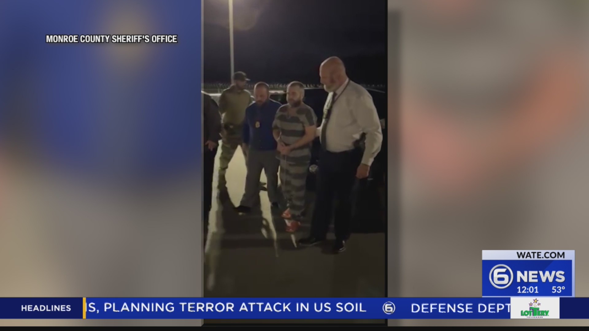 East TN murder suspect extradited to Monroe County – WATE 6 On Your Side