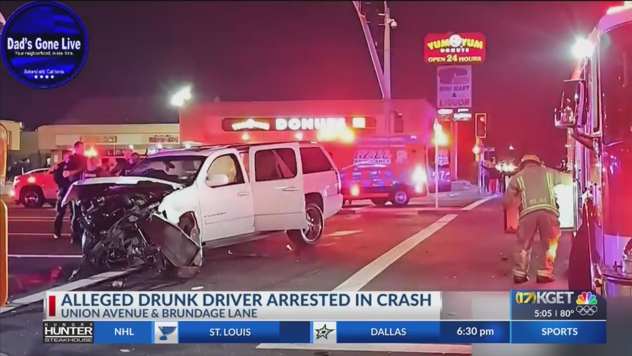Alleged drunk driver arrested in crash on Union Avenue – KGET 17 News