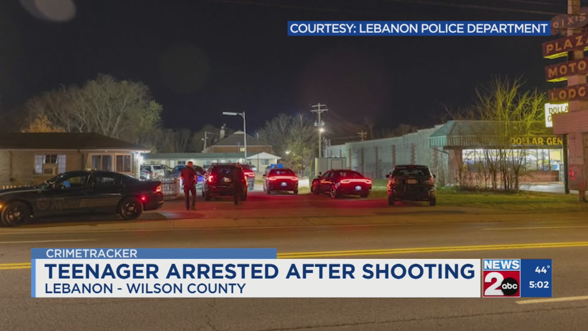 Teen in custody after shooting at Lebanon motel, police say – WKRN News 2