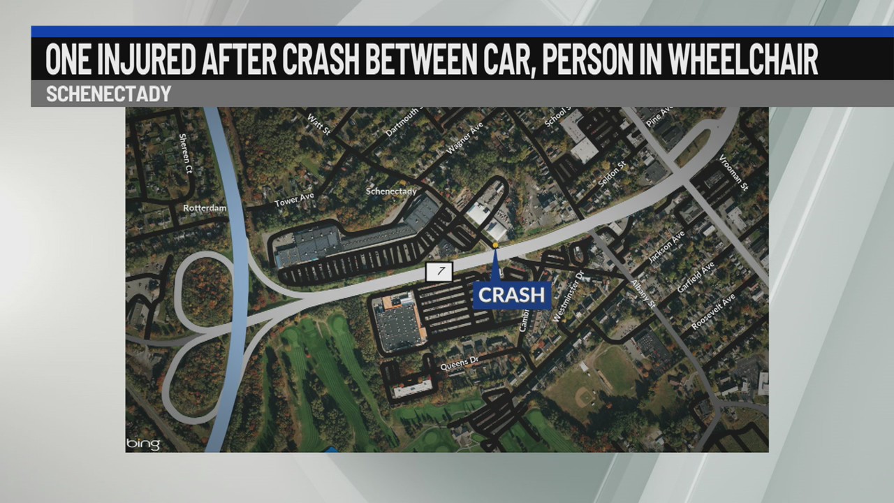 One injured in Schenectady after crash between car, man in wheelchair ...