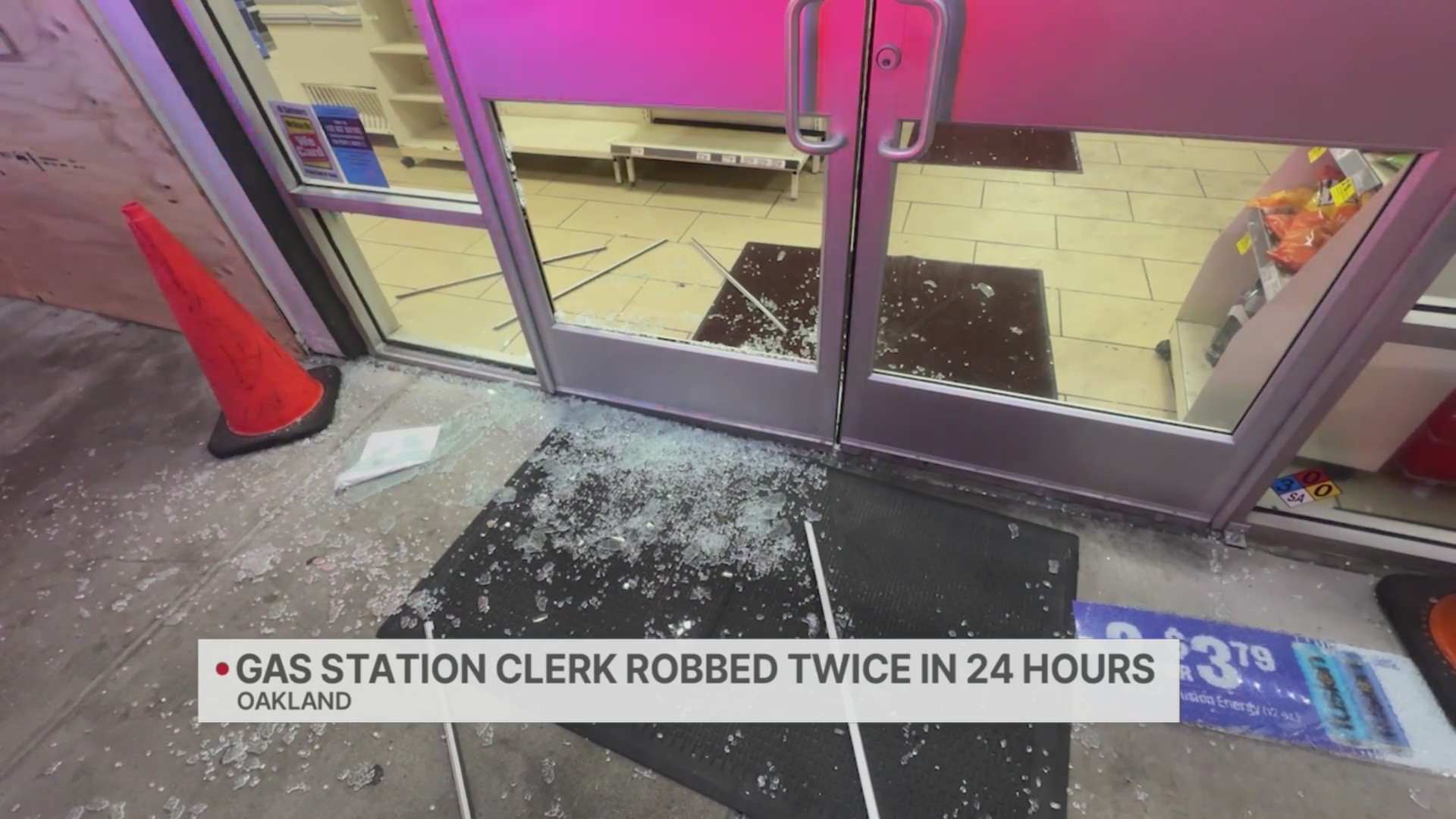 Oakland gas station clerk robbed twice in 24 hours – KRON4